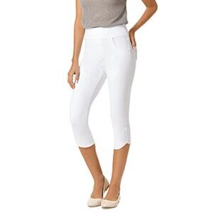 NWT Hue Game Changing Tulip Hem Denim Leggings